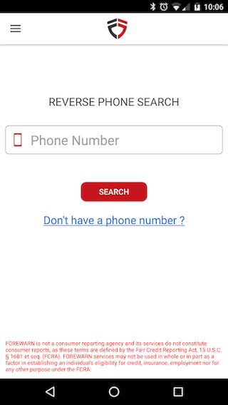 Forewarn Safety App