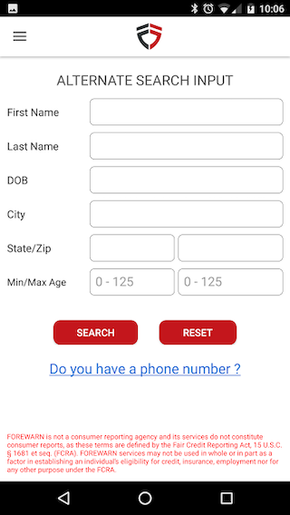 Forewarn Safety App