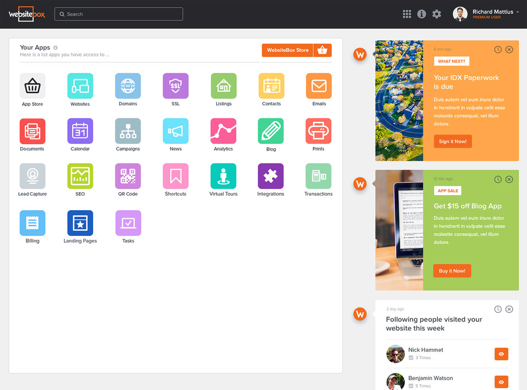 Website Box